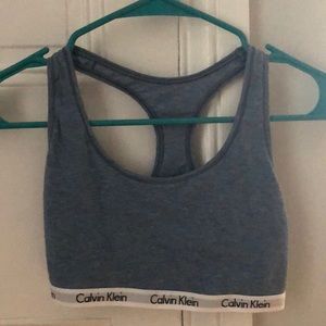 EUC Calvin Klein Razorback bra